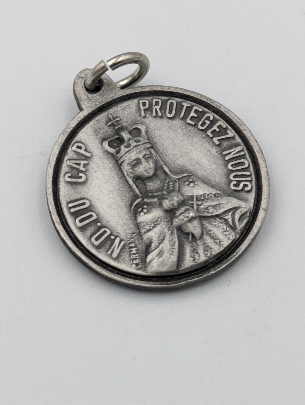 Vintage Sanctuaire Notre-Dame-du-Cap Quebec Catholic Medal Our Lady of the Cape